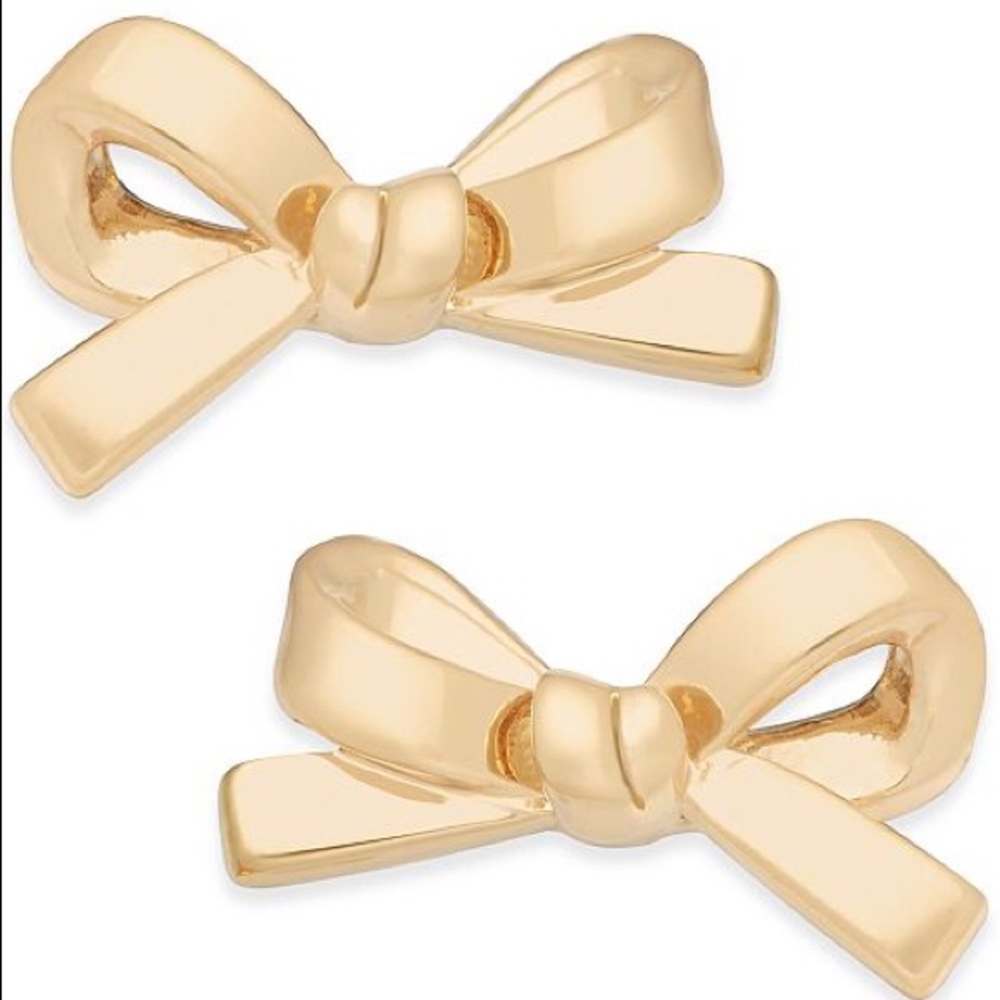 NWT Kate Spade Skinny Mini Bow Earrings